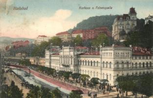 Karlovy Vary, Karlsbad; Kurhaus, Felsenquelle / spa, spring (fl)