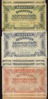 Kis AP tétel 1946. 10.000AP (4x), 50.000AP (2x), 100.000AP (5x), 500.000AP (6x), 1000.000AP (3x) ben...