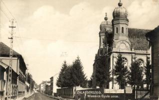 Zalaegerszeg, Wlassics Gyula utca, zsinagóga, kiadja Kakas Ágoston