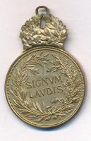 1917. "Károly Bronz Katonai Érdemérem" aranyozott Br kitüntetés, "BRONZE" fémjel...