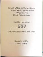 Állami Biztosító Borsod-Abaúj-Zemplén megyei igazgatósága. Miskolc, 1985, Miskolci Miniatűrkönyv Gyű...