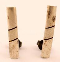 Ezüst(Ag) fülbevaló párban, jelzett, nettó: 1,4 g