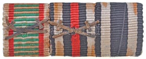 Német Birodalom 1914. "Vaskereszt 2. osztály" kitüntetés mellszalaggal + Német 3. Birodalo...