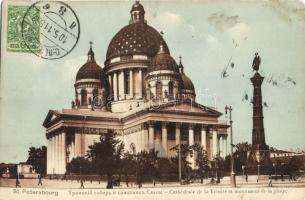 Saint Petersburg, Petrograd; St. Isaacs Cathedral, TCV card (EK)