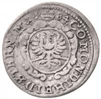 Német Államok / Württemberg-Oels 1684. 1kr Ag "Keresztély Ulrik" (0,76g) T:2
German State...