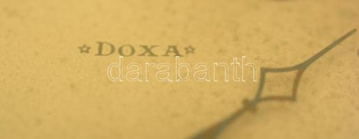 Doxa fém zsebóra, működőképes, jó állapotban, hozzá óralánccal