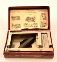 Allegro borotvaélező, svájci gyártmány, eredeti dobozában, a doboz kopottas, foltos, működőképes áll...