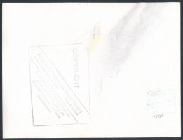 Mohamed Ali számozott sajtófotó. Hátul sérült  / Mohamed Ali original press photo with damage on bac...