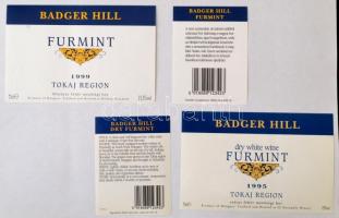 Nagy magyar borcímke-gyűjtemény, felragasztva, mappába rendezve, mind különböző, cca 1500 db