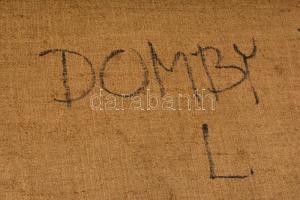 Domby jelzéssel: Fehér akt. Olaj, vászon, 70×90 cm