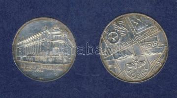 1974. 50Ft Ag + 100Ft Ag "MNB" pár T:BU Eredeti plasztiktokban!