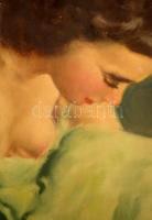 Olvashatatlan jelzéssel: Balerina. Olaj, vászon, keretben, 80×60 cm