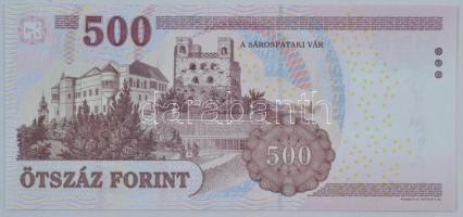 2013. 500Ft a tervező Vagyóczky Károly aláírásával T:I