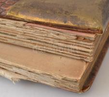 cca 1860-1880 A pécsújfalusi Péchy-család és atyafiságának fotóalbuma, alapvetően jó állapotú kemény...