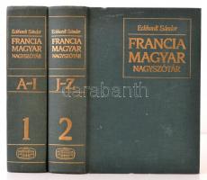 Eckhardt Sándor: Francia-magyar Nagyszótár I-II. Budapest, 1992, Akadémiai Kiadó. Kiadói egészvászon kötés.