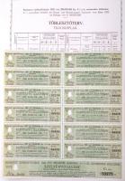 Budapest 1920. "Budapest Székesfőváros" kötelezvények 1000K-ról (3x) közte sorszámkövető p...