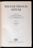 Eckhardt Sándor: Magyar-francia Nagyszótár I-II. Budapest, 1992, Akadémiai Kiadó. Kiadói egészvászon...