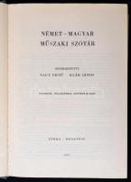 Nagy Ernő, Klár János (szerk.): Német-magyar műszaki szótár. Harmadik, függelékkel bővített kiadás. ...