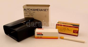 Auto-Kamera Set, autós fedélzeti kamera készlet, saját tokjában, jó állapotban