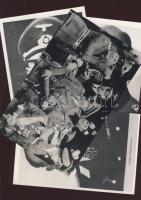 13db közepes méretű katonai fotó, II. V.H. idejéből neves politikai személyekről,többek között Rommel, Bárdossy, Kesselring, Mussolini, és még sok más (későbbi másolatok)