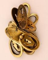 6 db réz kulcslyuktakaró