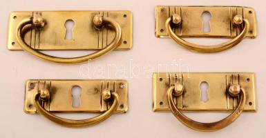 4 db réz kulcslyuktakaró