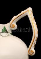 Herendi petrezselyem mintás mokkás készlet ( 12 személyes), kézzel festett, jelzett, hibátlan