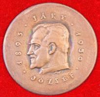 Madarassy Walter (1909-1994) 1960. "Jáky József emlékérem" Br emlékérem eredeti dísztokban...