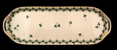 Herendi petrezselyem mintás süteményes készlet, kézzel festett, jelzett, hibátlan, d:20 cm (6×), 48×...