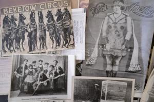 Szilágyi György cirkusz történész hagyatéka. Fényképek, kéziratok, munkáinak  vázlatai. Majdnem mind...