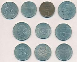 NDK 1969-1976. 5M (3xklf) + 10M (5xklf) + 20M (2xklf) T:1-,2
GDR 1969-1976. 5 Mark (3xdiff) + 10 Ma...