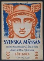 1949 Svenska Mässan - Swedish Industries fair. ofszet, papír. plakát / Poster on cartboard. 22x31 cm