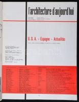 1959 L'architecture d'aujour d'hui. Képes építészeti magazin, benne magyar alkotók  m...