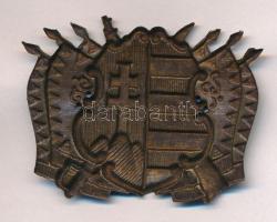 1947-1949. Tiszti társasági Br sapkajelvény (56x40mm) T:2