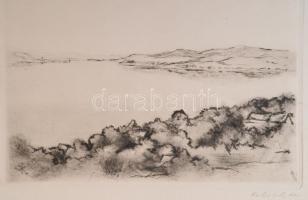 Kurt Walther Kabisch: Bodensee. Zehn Original Radierungen. 10 db rézkarc, papír, jelzett, sorszámozo...