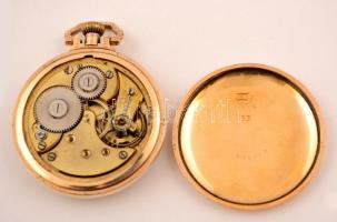 Helvetia Ancre aranyozott zsebóra  másodpercmutatóval, díszített számlappal, jó állapotban, működik....