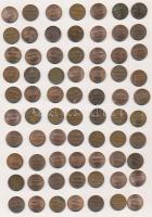 Amerikai Egyesült Államok ~1960-2013. 1c Cu-Zn "Lincoln" ~189g súlyban T:vegyes
USA ~1960...