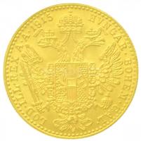 Ausztria 1915. Dukát Au "Ferenc József" utánveret (3,49g/0.986) T:2
Austria 1915. Ducat A...
