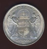 1939. 5P Ag "Horthy balra" T:2+