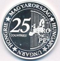 DN "Eurófantáziák - Lánchíd" Ag emlékérem tanúsítvánnyal (20,7g/0,999/38,61mm) T:PP kis fo