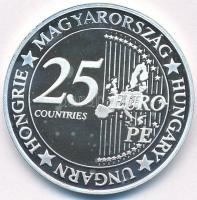 DN "Eurófantáziák - Madonna" Ag emlékérem tanúsítvánnyal (20,7g/0,999/38,61mm) T:PP fo