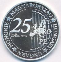 DN "Eurófantáziák - Szabadság szobor" Ag emlékérem tanúsítvánnyal (20,7g/0,999/38,61mm) T:...