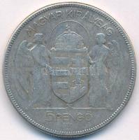 1930. 5P Ag "Horthy jobbra" T:3 Adamo P8