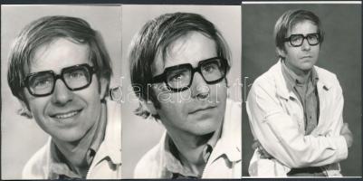 cca 1971 Zsombolyai János operatőrről készült 3 db szabadon felhasználható vintage negatív, és vinta...