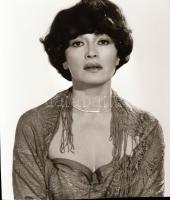 cca 1970 Szemes Mari színésznőről készült 5 db szabadon felhasználható vintage negatív, 6x7 cm