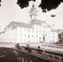 1977 Szegedi városképek, 13 db szabadon felhasználható vintage negatív, 6x8 cm