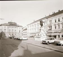 1977 Szegedi városképek, 13 db szabadon felhasználható vintage negatív, 6x8 cm
