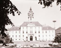 1977 Szegedi városképek, 13 db szabadon felhasználható vintage negatív, 6x8 cm