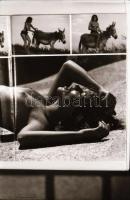 cca 1970 Akt reprók különféle forrásokról, tekercs negatívon, 24x36 mm