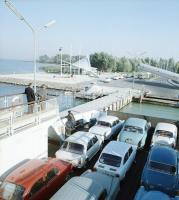 1967 Szántódi rév és komp, 6 db szabadon felhasználható vintage negatív, 6x6 cm és 6x7 cm